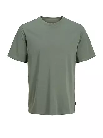 JACK & JONES | T-Shirt Slim Fit "JJEORGANIC" | olive
